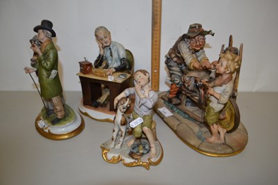 Lot 114 - Group of four Capodimonte figures