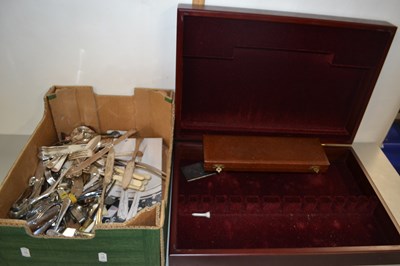 Lot 163 - Quantity of assorted mixed cutlery together...