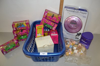 Lot 167 - Box of mixed items to include Bump and Go toy...