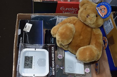 Lot 612 - Mixed Lot: Teddy bear alarm clock, camera,...