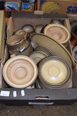 Lot 210 - Box of Denby table wares