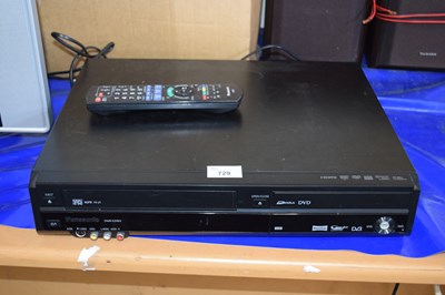Lot 729 - A Panasonic DMR-EZ49V VHS DVD player