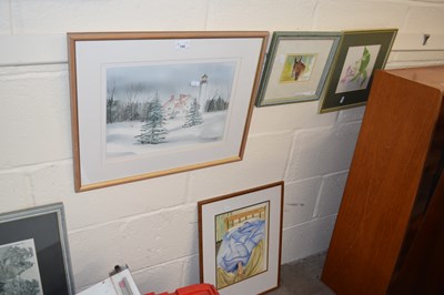 Lot 750 - Four assorted framed watercolours