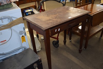 Lot 770 - Single drawer pine side table