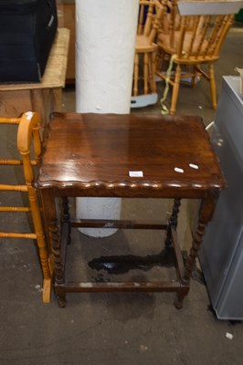 Lot 794 - Side table with barley twist legs