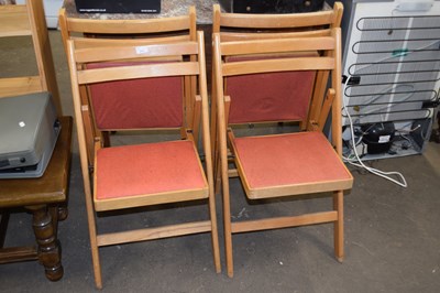 Lot 812 - Four folding kitchen chairs