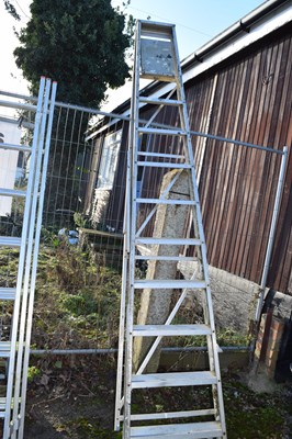 Lot 234 - Large set of Clima Class I step ladders