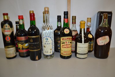 Lot 174 - Mixed lot: to include brandy, port, marsala...