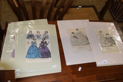 Lot 298 - Collection of various 19th Century fashion...