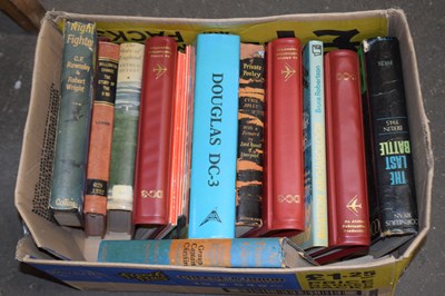 Lot 700 - One box of books, aviation and aircraft/war...