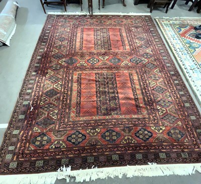 Lot 586 - Modern Middle Eastern machine made rug with...