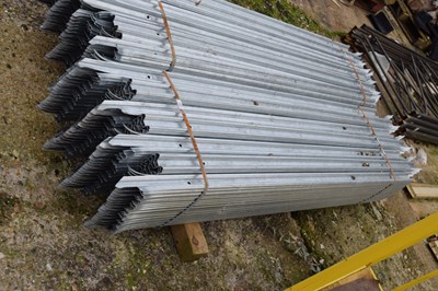 Lot 253 - Large quantity of palisade fencing uprights,...