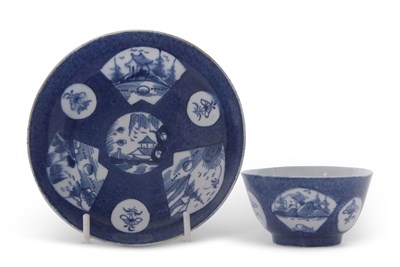 Lot 86 - A Bow porcelain teabowl and saucer c.1765 the...