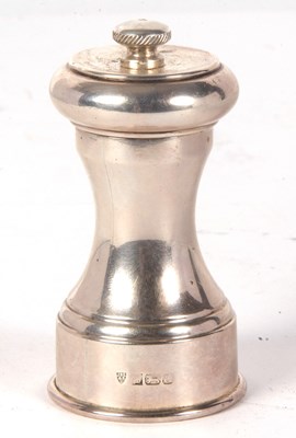 Lot 2 - An Elizabeth II silver capston pepper mill,...