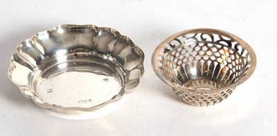 Lot 70 - Mixed Lot:  A hallmarked silver dish with...