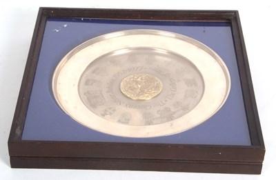 Lot 92 - A large silver "The College of Arms Queens...