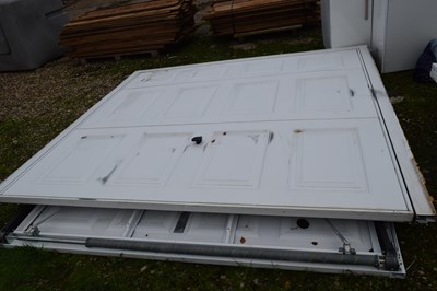 Lot 265 - Two up and over garage doors, total width...