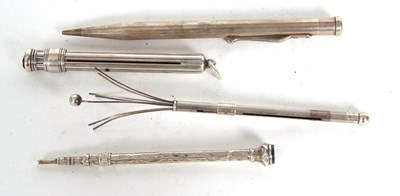 Lot 122 - Mixed Lot: Samuel Warden silver pencil holder,...