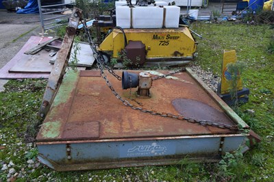Lot 269 - PTO tractor driven topper, width approx 160cm