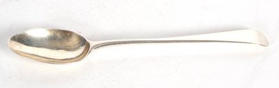 Lot 163 - A George III silver basting spoon, hallmarked...