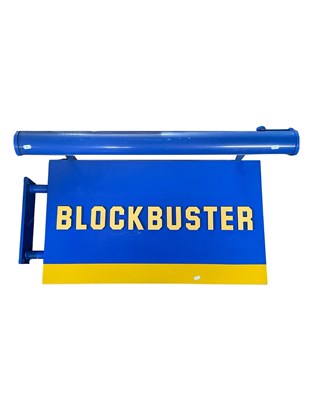 Lot 266 - An original Blockbuster video shop sign with...