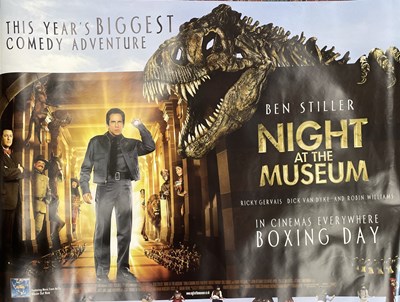 Lot 113 - A cinema quad poster for Night at the Museum...