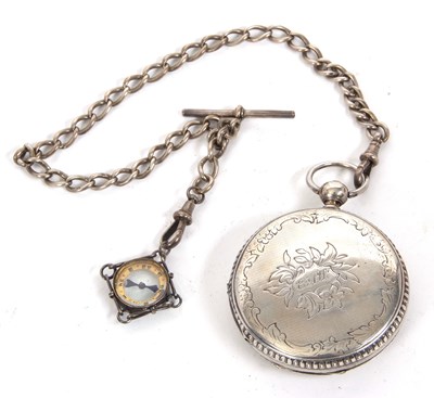 Lot 242 - A Railway Timekeeper pocket watch with silver...