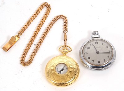 Lot 371 - Two pocket watches, one is Ingersoll and is...