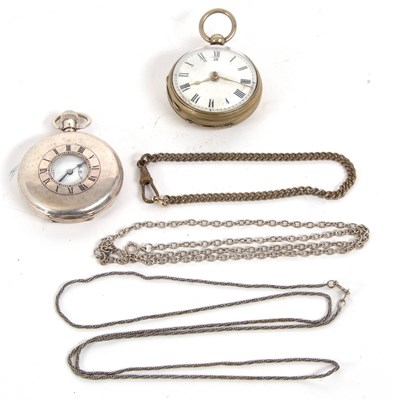 Lot 374 - A mixed lot of two pocket watches and three...