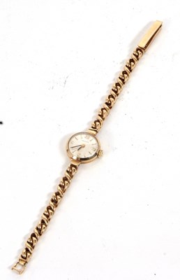 Lot 381 - A 9ct gold Zenith lady's wristwatch, the watch...