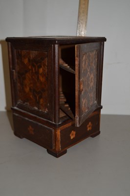 Lot 7 - An inlaid smokers cabinet