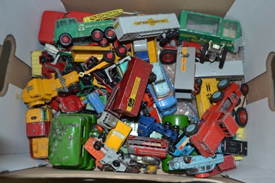 Lot 18 - Box of various Matchbox and other toy cars