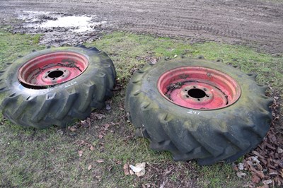 Lot 293 - Pair of tractor tyres