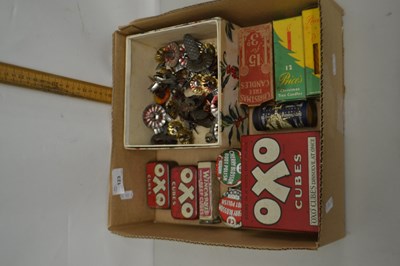 Lot 123 - Mixed Lot: Assorted vintage tins, vintage...