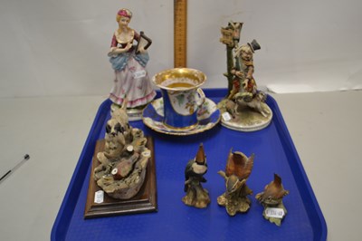 Lot 150 - Tray of various mixed model animals, 19th...