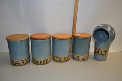 Lot 152 - Collection of kitchen storage jars