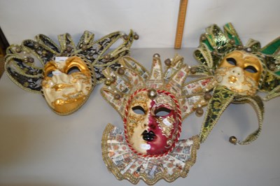 Lot 158 - Group of three Venetian masquerade masks