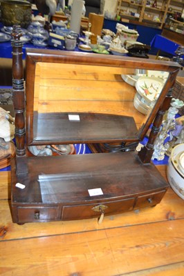 Lot 230 - 19th Century mahogany dressing table mirror...