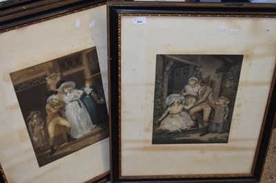 Lot 264 - After George Morland, a set of four coloured...