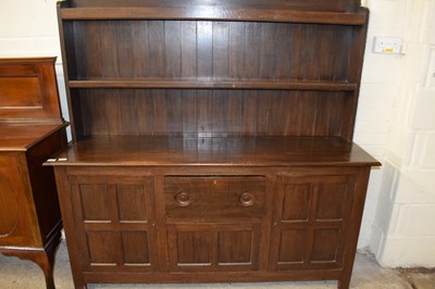 Lot 269 - Early 20th Century oak dresser cabinet with...