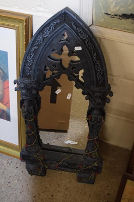 Lot 292 - Modern arch framed wall mirror