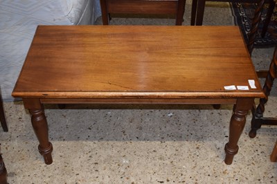 Lot 309 - Victorian style mahogany coffee table on...