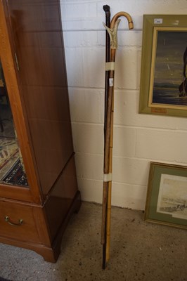 Lot 308 - Group of three walking sticks