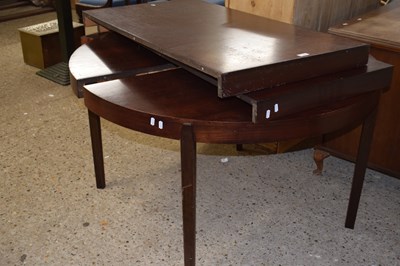 Lot 309 - Retro mid Century extending dining table with...