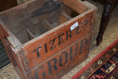 Lot 325 - Tizer group bottle crate