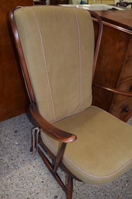 Lot 332 - A retro Ercol stick back armchair