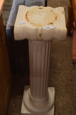 Lot 339 - Doric column style plant stand