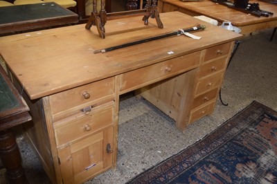 Lot 340 - Modern pine desk