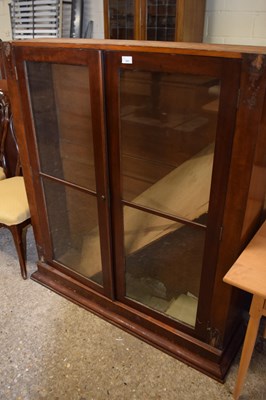 Lot 360 - 19th Century mahogany two door bookcase...