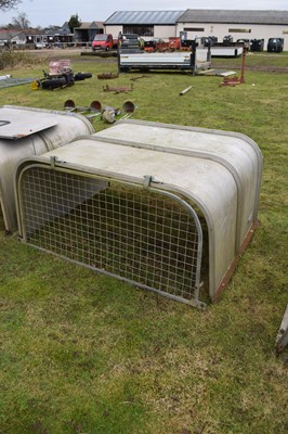 Lot 321 - Ifor Williams pick-up canopy with mesh ends,...